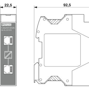 FL ISOLATOR 100-RJ/RJ – Divisor de rede – PHOENIX CONTACT