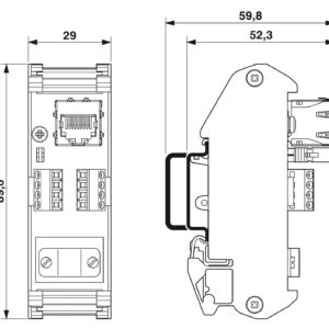 FL-PP-RJ45-SC – Patch panel – PHOENIX CONTACT – Uds./emb.: 10 unidade(s)
