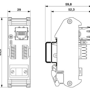 FL-PP-RJ45-LSA – Patch panel – PHOENIX CONTACT – Uds./emb.: 10 unidade(s)