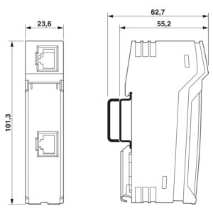 PP-RJ-RJ – Patch panel – PHOENIX CONTACT – Uds./emb.: 10 unidade(s)