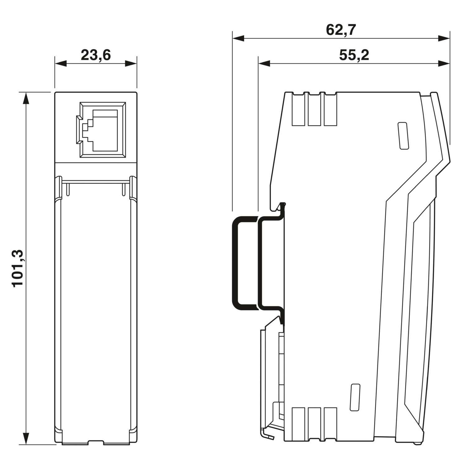 PP-RJ-SC - Patch panel - PHOENIX CONTACT - Uds./emb.: 10 unidade(s) - Imagem 3