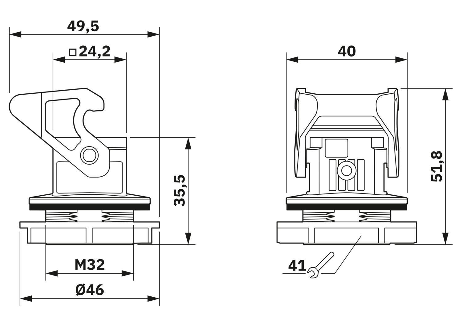 HC-STA-D07-BWS-M32-EL-AL - Caixa - PHOENIX CONTACT - Imagem 2