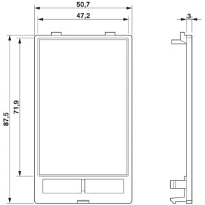 VS-SI-FP-BP – Placa frontal – PHOENIX CONTACT