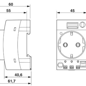 EO-CF/PT/LED – Tomada – PHOENIX CONTACT – Uds./emb.: 5 unidade(s)