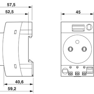 EO-E/PT/SH – Tomada – PHOENIX CONTACT – Uds./emb.: 5 unidade(s)