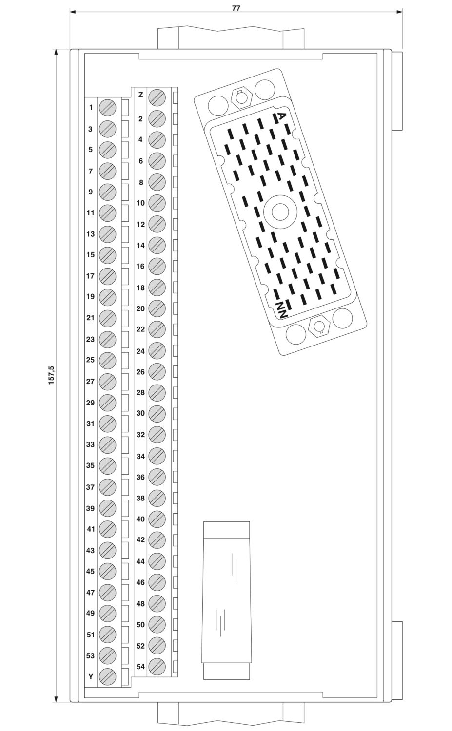 UMK- EC56/56-XOR - Placa de terminação - PHOENIX CONTACT - Imagem 2