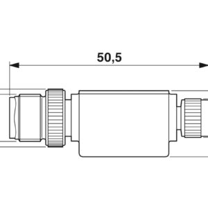 SAC-4P-M12MS-M 8FS – Adaptador – PHOENIX CONTACT – Uds./emb.: 5 unidade(s)