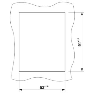 VS-SI-EB-EMV-1 – Moldura de montagem – PHOENIX CONTACT