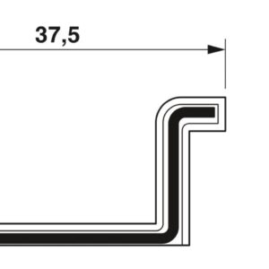 NS 35/15 CAP – Peça terminal para trilho de fixação – PHOENIX CONTACT – Uds./emb.: 100 unidade(s)