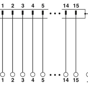 VIP-2/SC/D15SUB/F – Placa de terminação – PHOENIX CONTACT