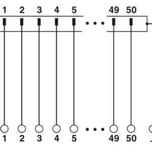 VIP-3/PT/D50SUB/M – Placa de terminação – PHOENIX CONTACT