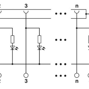 VIP-3/SC/D25SUB/F/LED – Placa de terminação – PHOENIX CONTACT