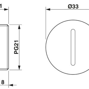 A-INSP-PG21-65N-P-LG – Bujão roscado – PHOENIX CONTACT – Uds./emb.: 10 unidade(s)