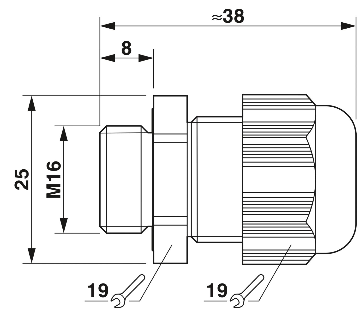 G-INS-M16-T68N-PNES-LG - Prensa-cabos - PHOENIX CONTACT - Uds./emb.: 10 unidade(s) - Imagem 2