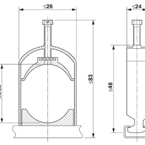 WCC 22 – Abraçadeira – PHOENIX CONTACT – Uds./emb.: 25 unidade(s)