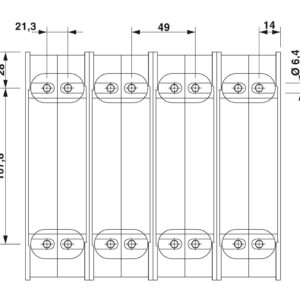 RBO 12 – Borne para conexão olhal – PHOENIX CONTACT – Uds./emb.: 5 unidade(s)