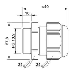 G-INS-PG13,5-M68N-PNES-LG – Prensa-cabos – PHOENIX CONTACT – Uds./emb.: 5 unidade(s)