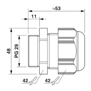 G-INS-PG29-M68N-PNES-LG – Prensa-cabos – PHOENIX CONTACT – Uds./emb.: 5 unidade(s)