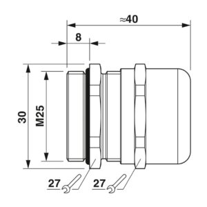 G-INS-M25-M68N-NNES-S – Prensa-cabos – PHOENIX CONTACT – Uds./emb.: 5 unidade(s)