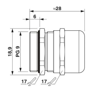 G-INS-PG9-S68N-NNES-S – Prensa-cabos – PHOENIX CONTACT