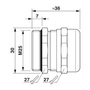 G-INSEC-M25-S68N-NCRS-S – Prensa-cabos – PHOENIX CONTACT – Uds./emb.: 5 unidade(s)