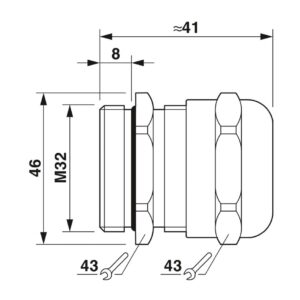 HC-M-KV-M32(19-27) – Prensa-cabos – PHOENIX CONTACT – Uds./emb.: 10 unidade(s)