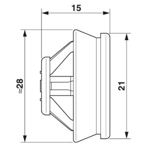 MG-INC-M16-S67L-PTES-LG – Conexão roscada de membrana – PHOENIX CONTACT – Uds./emb.: 20 unidade(s)