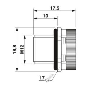 A-INB-M12-69KN-P-LG – Elemento de compensação da pressão – PHOENIX CONTACT – Uds./emb.: 5 unidade(s)