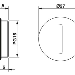 A-INSP-PG16-65N-P-LG – Bujão roscado – PHOENIX CONTACT – Uds./emb.: 10 unidade(s)