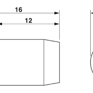 SEALING PLUG 9X16 RD – Tampa – PHOENIX CONTACT – Uds./emb.: 10 unidade(s)