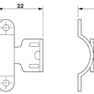 HC-B-ZS – Abraçadeira de alívio de tração – PHOENIX CONTACT – Uds./emb.: 10 unidade(s)
