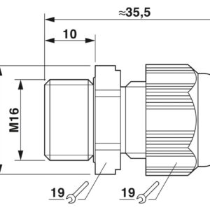 G-INVEN-M16-M67N-PNES-BK – Prensa-cabos – PHOENIX CONTACT – Uds./emb.: 5 unidade(s)