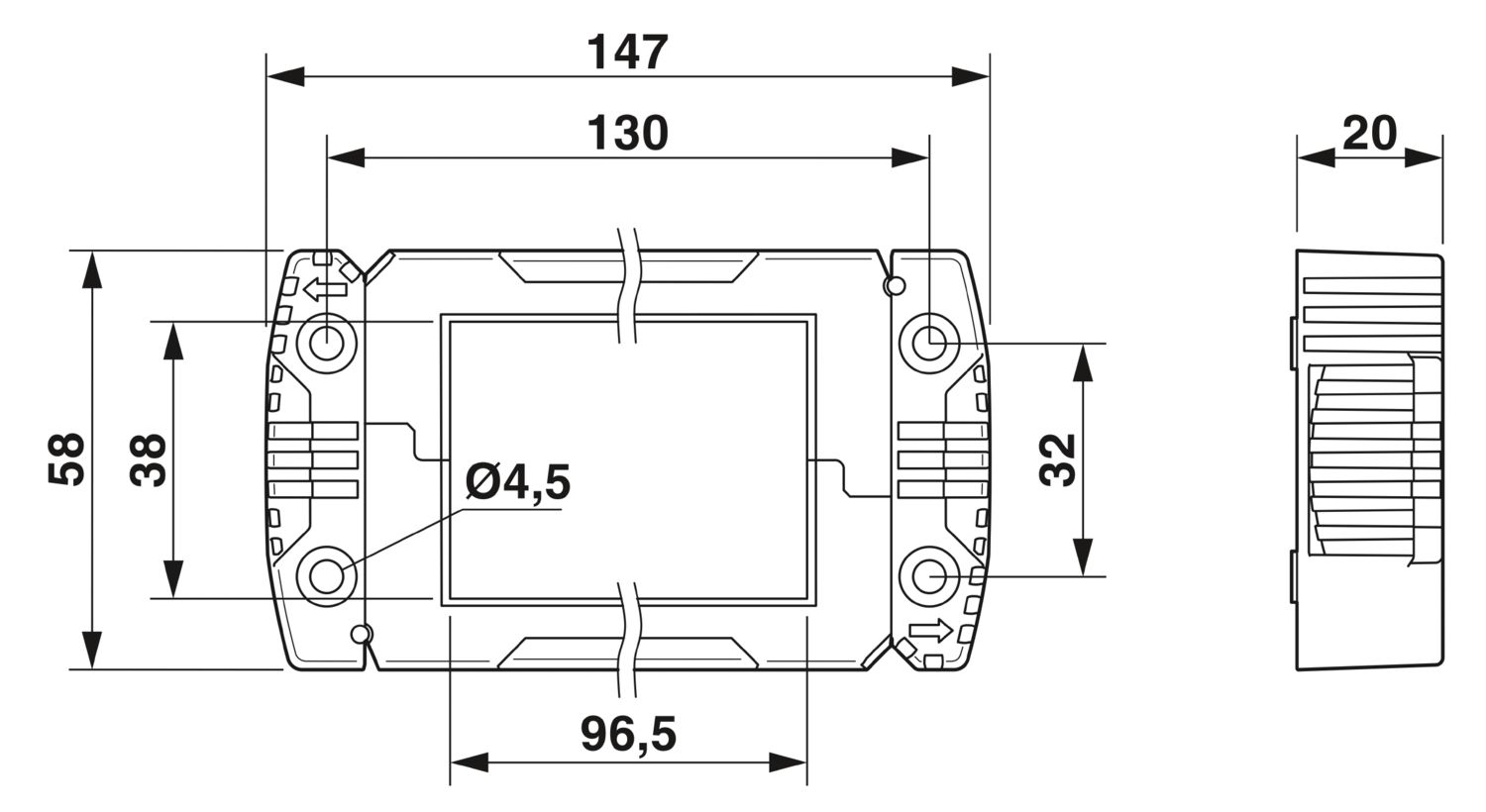 CES-B24-HFFS-PLBK - Moldura de vedação - PHOENIX CONTACT - Imagem 3
