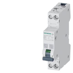 5SL6025-6MF - MCB COM (RCM/EM) 230V 6kA, 1+N, B25 - SIEMENS