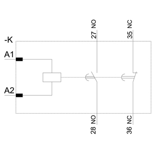 3RA2813-2FW10 - Interruptor auxiliar com retardo de ativação UC24-240V 0,05-100S - SIEMENS - Imagem 2