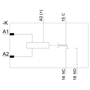 3RA2814-2AW10 – Interruptor auxiliar com retardo de desligamento UC24-240V 0,05-100S – SIEMENS