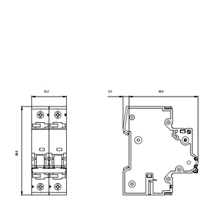 5SY4213-7CV – MCB Icu=15KA 400V 2P C13 – SIEMENS