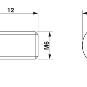 ZKS M6X12 SW 3,0 – Parafuso – PHOENIX CONTACT – Uds./emb.: 100 unidade(s)
