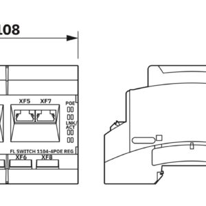 FL SWITCH 1108 REG – Industrial Ethernet Switch – PHOENIX CONTACT