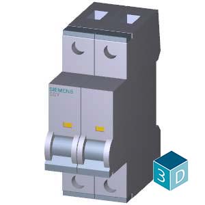 5SY4210-8CV – MCB Icu=15KA 400V 2P D10 – SIEMENS