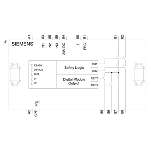 3UF7330-1AB00-0 – MÓDULO DIGITAL À PROVA DE FALHAS DM-F PROFISAFE – SIEMENS