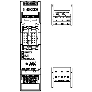 3UF7020-1AB01-0 - UNIDADE BÁSICA SIMOCODE PRO S; - SIEMENS - Imagem 4
