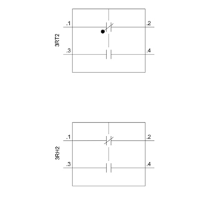 3RH2911-1HA11 – Bloco de interruptores auxiliares, 1NA+1NF – SIEMENS
