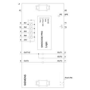 3UF7011-1AB00-2 - UNIDADE BÁSICA SIMOCODE PRO V PN GP - SIEMENS - Imagem 5
