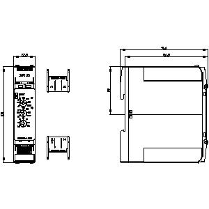 3UG5533-1AL30 - Monitor de tensão, 20-275V - SIEMENS - Imagem 3