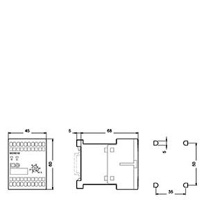 3RP2025-2AP30 – RELÉ DE ESTADO SÓLIDO COM RETARDO DE TEMPO – SIEMENS