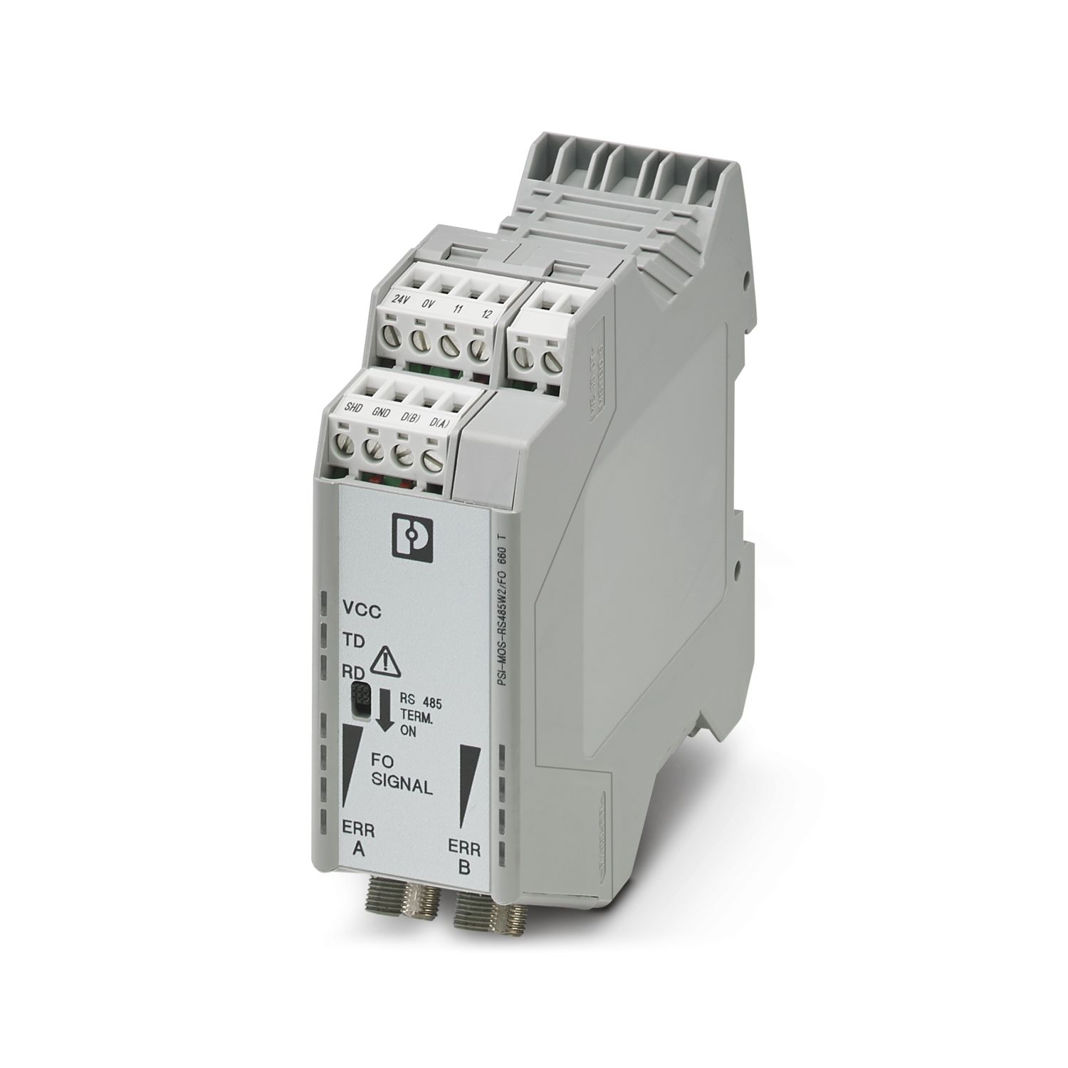 PSI-MOS-RS485W2/FO 660 T - Conversor com conector de fibra óptica - PHOENIX CONTACT
