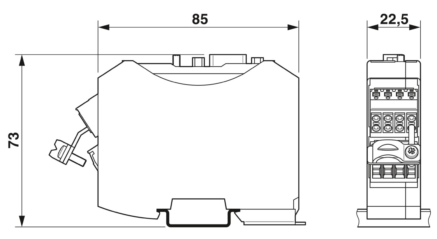 PSI-TERMINATOR-PB-TBUS - Resistor de terminação - PHOENIX CONTACT - Imagem 2