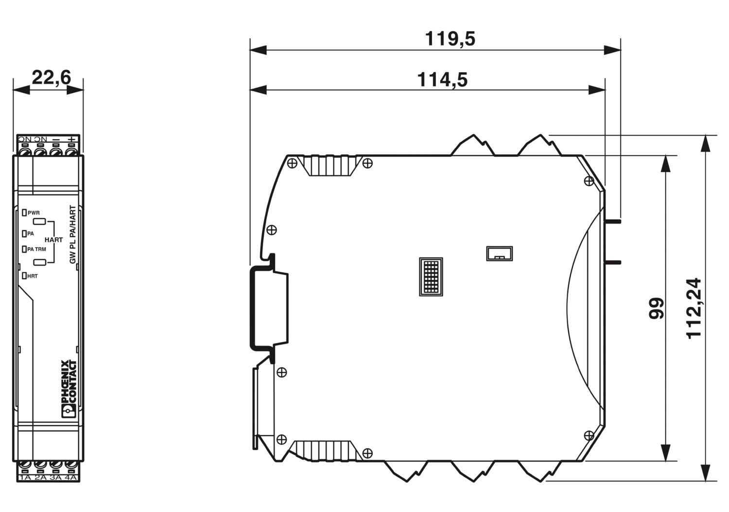 GW PL PA/HART - Conversor de protocolos - PHOENIX CONTACT - Imagem 2