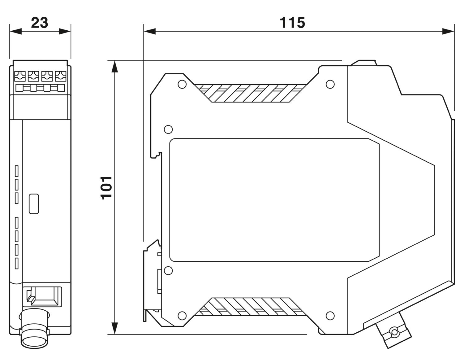 EXTENDER 2010 ETH COAX-G - Extensor Ethernet - PHOENIX CONTACT - Imagem 5
